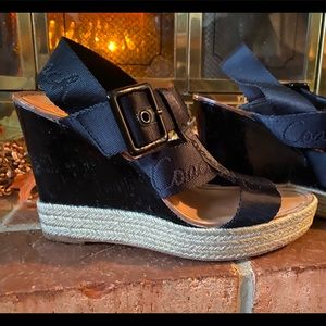 Coach black heal size 9